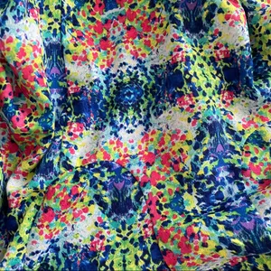 Do&Be Watercolor Printed Cut Out Strapless Dress S thumbnail 15