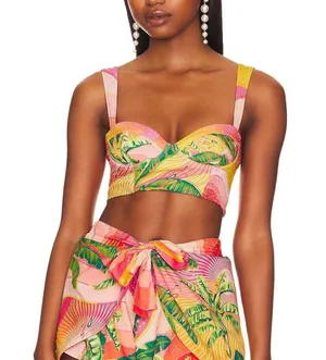 Aqua bandita top thumbnail 1