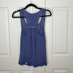 Lululemon Silver Reflective Racerback Tank Top Purple Size 4 thumbnail 4