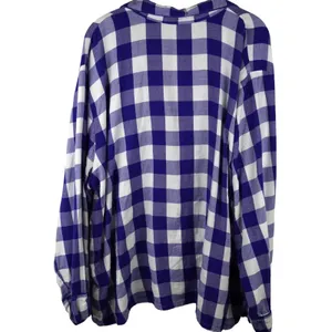 J.Crew 3X Blue &‎ White Gingham Modal Pajama Set thumbnail 6
