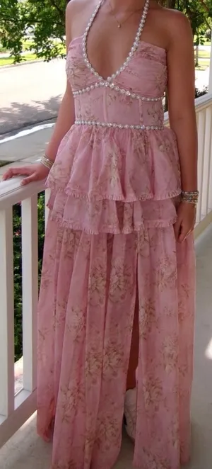 V. Chapman Payton Dress Pink Size 8 thumbnail 3