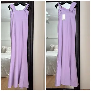 Likely Off Shoulder Gown Lavender Bridesmaids Wedding Gala Prom New With Tags thumbnail 7