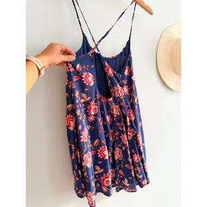 Abercrombie & Fitch | Floral Mini Dress Blue Pink | Sz S thumbnail 4