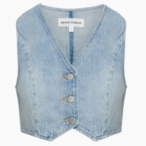 Aritzia The '90s Mia Cropped Denim Vest thumbnail 6