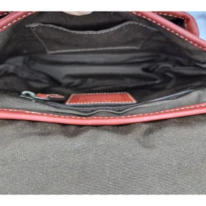 Vintage Coach 10566 Cricket Signature Flap Turnlock Crossbody Red Leather Y2K thumbnail 11