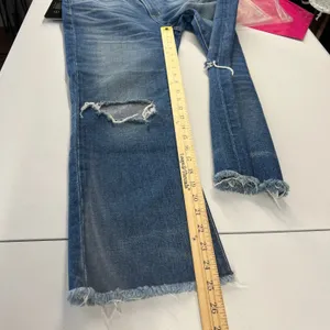 Madewell Retro‎ Cropped Bootcut Jeans Womens 26 Blue Denim Distressed Raw Hem thumbnail 15