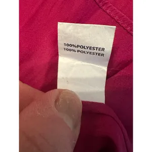 Ramy Brook Magenta Pink Keyhole Tank Sleeveless Pleated Flowy Top Resort Preppy thumbnail 6