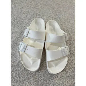 Birkenstock Arizona EVA Sandals White Slip On Water Resistant Size 38 thumbnail 7