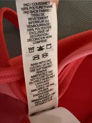 Nike Sports Bra Women’s Size M Orange Dri-FIT Crisscross Strappy(A596) thumbnail 13