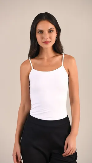 ANNE FONTAINE Women's Cintia Camisole – Stretch Thin Strap White EU 40 | US M thumbnail 1