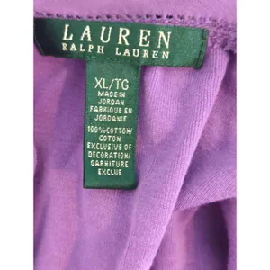 Lauren Ralph Lauren‎ Purple Cotton Scoop Neck Tank Womens XL Coastal Nautical thumbnail 5