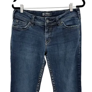 Silver Jeans Co Suki Surplus Bootcut Dark Wash‎ Jeans Womens W32 L30 Mid Rise thumbnail 2