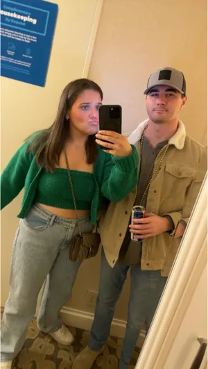 Two piece cardigan set Green Size L thumbnail 4