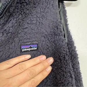 Patagonia Purple Fleece Full Zip Vest Womens XS Los Gatos Athletic Jacket Warm thumbnail 6