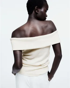 Off-The-Shoulder Sweater Top thumbnail 3