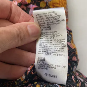 Free People ‘One More Time’ strapless smocked floral peplum tube top, size large thumbnail 13