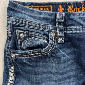 Rock Revival Blue Straight Leg Jeans thumbnail 6