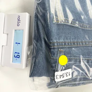 Barrel Leg Women Jeans‎ XS Y2K High Waisted Raw Hem Grunge Indie Go See Shein thumbnail 10