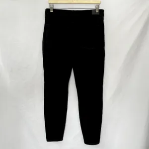 American Eagle dream stretch black jeans women's size 12‎ long cotton blend thumbnail 4