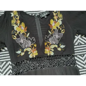 Lulu’s Puerto Vallarta Black Embroidered Maxi Dress thumbnail 17