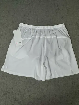 Lululemon Pace Rival High Rise Short Athletic Shorts White Size 12 NWT thumbnail 7