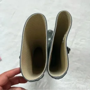 Hunter Original Gloss Tall Gray Rain Boots Size 5M 6F US. 37 thumbnail 7