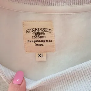 Sunkissed Coconut Pickleball Long Sleeve Soft Sweatshirt Size XL thumbnail 7