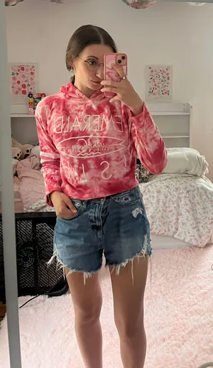 Exist Tie Dye Pink Hoodie thumbnail 2