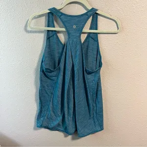 Lululemon Marled Teal Essential Tank thumbnail 4