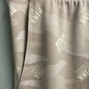 Pink Active Camo Logo Joggers Size Small Pull On Athleisure Athletic Leggings thumbnail 3