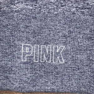 Victoria’s Secret PINK Sport Seamless Lightly Lined Blue Sports Bra Size Large thumbnail 2