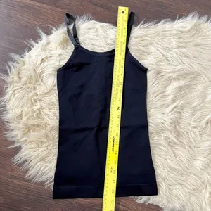 New Black Shapermint Scoop Neck Smoothing Cami S thumbnail 4