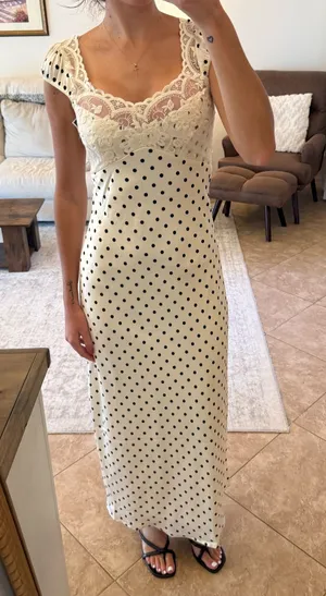 Maxi Dress White Size XS thumbnail 1