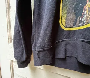 Vintage 80s Black Lucas film Star Wars darth vader crew neck oversize sweater S thumbnail 3