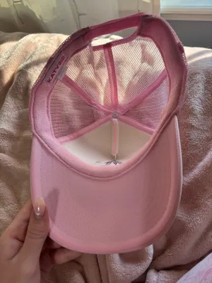Boutique Trucker Hat Pink thumbnail 3