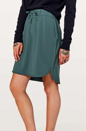 Lululemon on the Fly High Rise Skirt Gravity Athleisure Minimalist Travel thumbnail 1