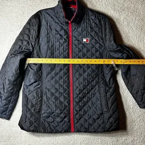 Tommy Hilfiger‎ Jacket Womens XL Blue Quilted Water Repellent Full Zip Jacket thumbnail 6