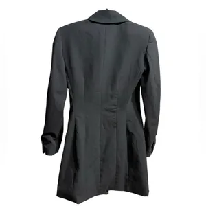Zara Black Blazer Dress‎ with Pearl Buttons Minimalist Statement Piece thumbnail 4