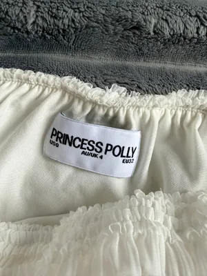 Princess Polly Orzo Ruched Maxi Skirt in White Size 0 Resortwear Y2K Boho thumbnail 3