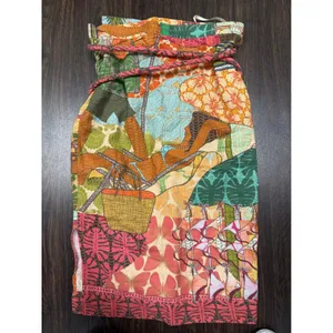 Farm Rio Tropical Print Midi Skirt with Beaded Rope Belt‎ - Size S thumbnail 4