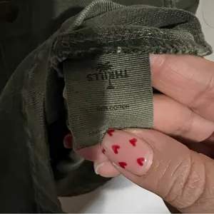 Thrills Catherine Olive Green Denim Button‎ Down Overall Dress thumbnail 8