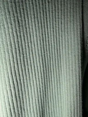 Forever 21 Long Ribbed Knit Cardigan in Sage Green thumbnail 4