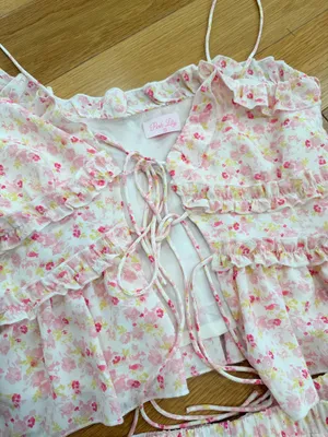 Pink Lily Two-Piece Floral Set thumbnail 3