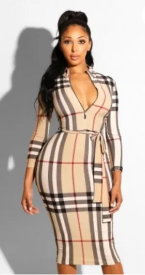 Size Large plaid dress New Multiple thumbnail 1