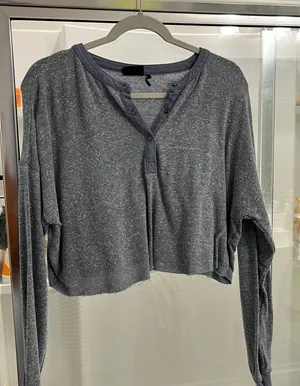 Out From Under Urban Outfitters Cropped Long Sleeve Top thumbnail 1