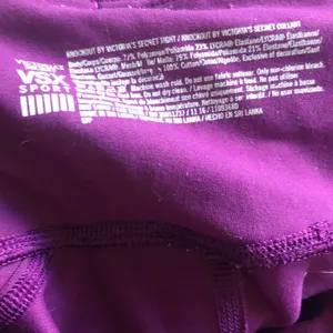 Victoria's Secret Knockout Purple Mesh High Waist Leggings Women's Size Small thumbnail 11