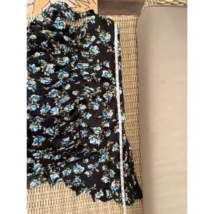 Anthropologie NWT Floral Sweetheart Ruched Drop waist Dress large‎ elegant goth thumbnail 14