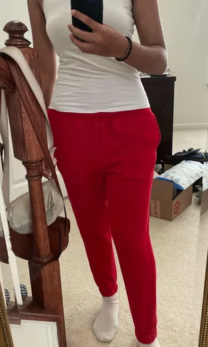 Universal Threads Red Sweatpants thumbnail 3