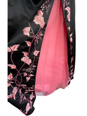 Tiffany Designs Strapless Floral Dress Size 12 Prom Formal Vintage Y2K thumbnail 5