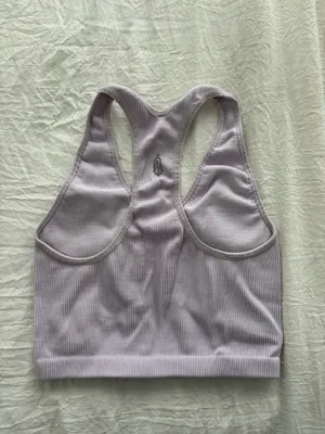 Lavender Free Throw Crop Top FP Movement Ribbed thumbnail 2